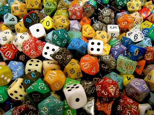 Dice, dice, and more dice