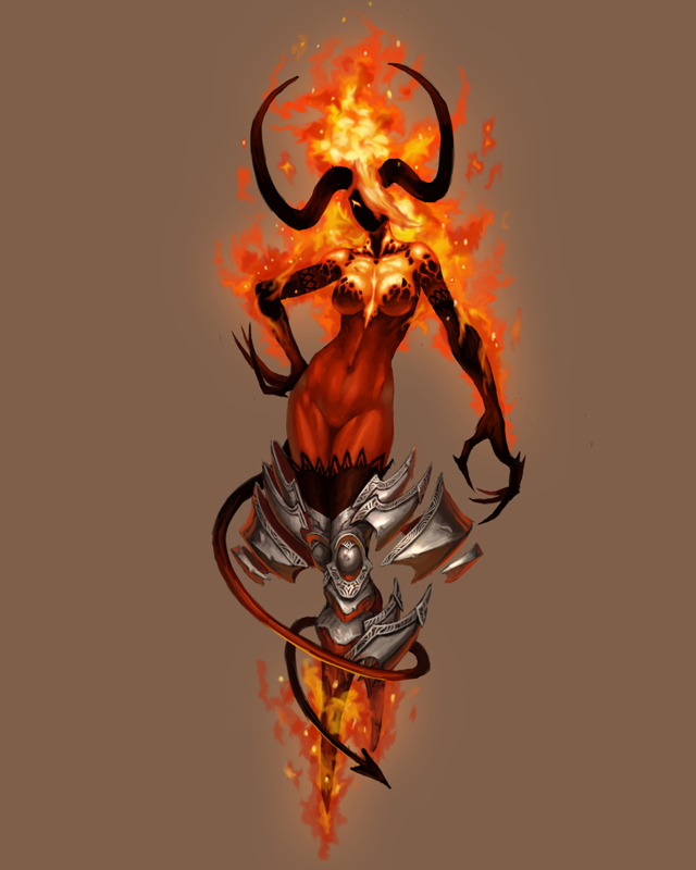 Ignigena the Fire Demoness